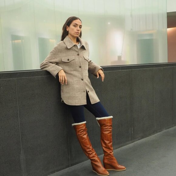 Mango Wool Blend Oversized Shacket - Picture 6 of 6